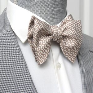 Mens Self tied Bow‎ Tie Silk Bowtie Big Butterfly bowtie S556